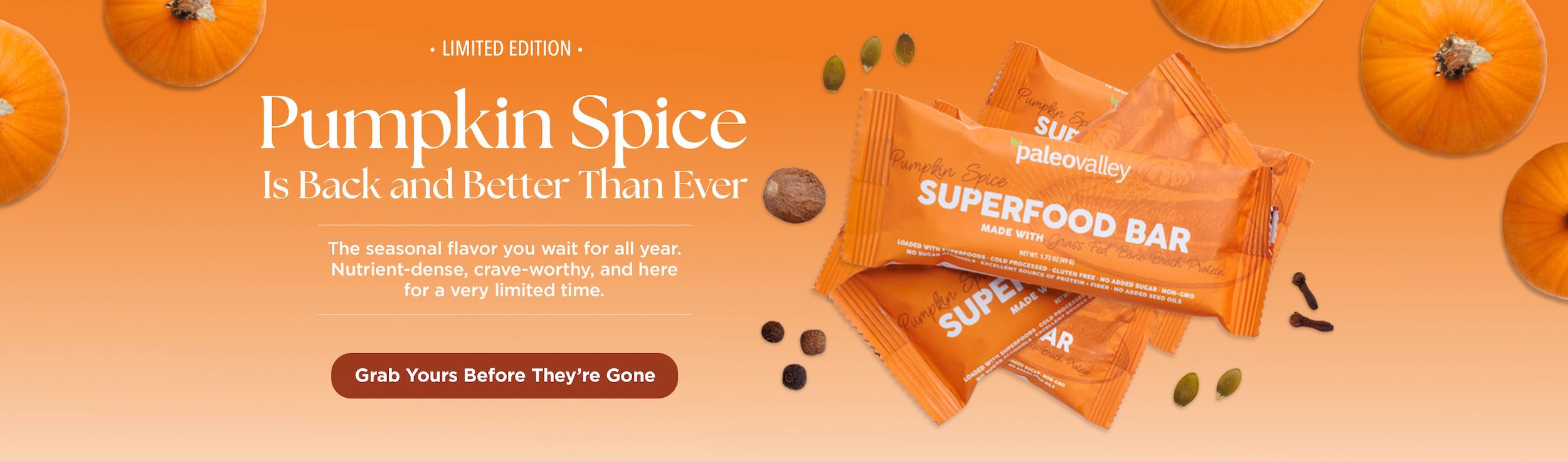 Pumpkin Spice is back — shop the bundle